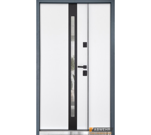 Вхідні Двері Defender (KTM) 506 Nordi Glass RAL 7021Т 1200 Abwehr