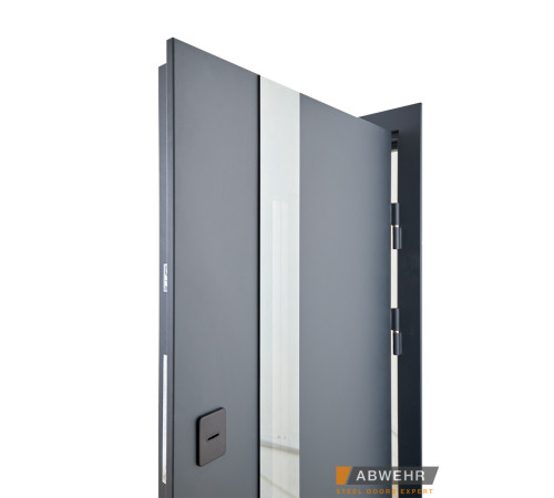 Вхідні Двері Defender (KTM) 506 Nordi Glass RAL 7021Т 1200 Abwehr