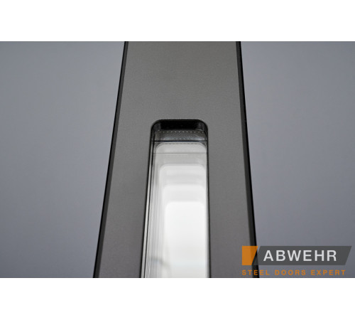 Вхідні Двері Defender (KTM) 506 Nordi Glass RAL 7021Т 1200 Abwehr
