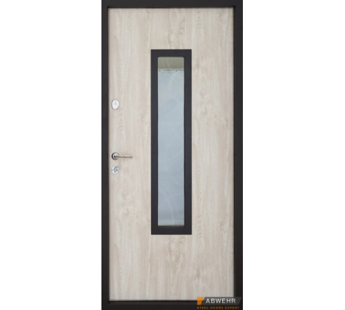 Входные Двери Defender (KTM) 408 Defender Glass RAL 8022Т Abwehr