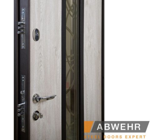 Входные Двери Defender (KTM) 408 Defender Glass RAL 8022Т Abwehr