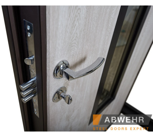 Входные Двери Defender (KTM) 408 Defender Glass RAL 8022Т Abwehr