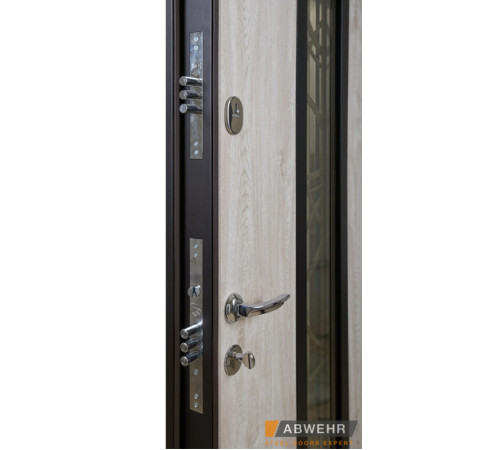 Входные Двери Defender (KTM) 408 Defender Glass RAL 8022Т Abwehr