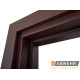 Вхідні Двері BIONICA 2 (BN2) LAMPRE (LP-5) дуб темний Abwehr