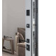 Вхідні Двері Ультра (квадро) Securemme 557/607 Тоноване дзеркало Попелястий металік/Сірий шифер Булат
