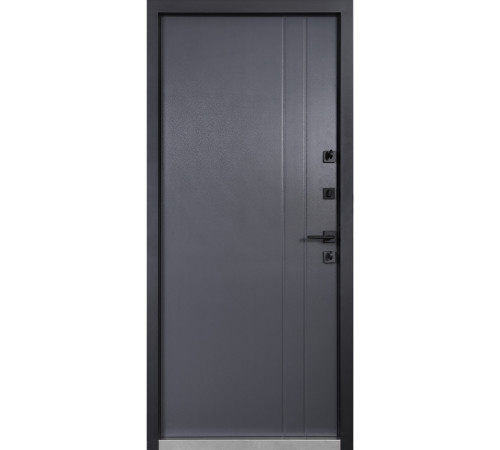 Вхідні Двері Котедж 710/265 Metalic anthracite/Вулична Антрацит сірий