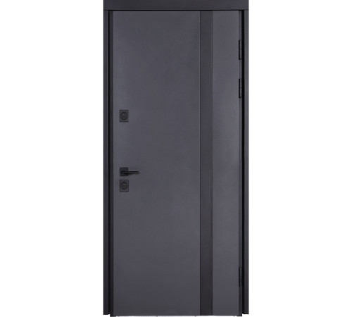 Вхідні Двері Котедж 710/265 Metalic anthracite/Вулична Антрацит сірий