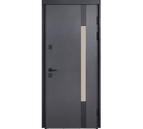Входные Двери Коттедж 705/431 Metalic anthracite/Уличная Антрацит серый Булат