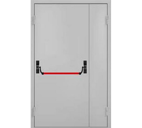 Вхідні Двері Технічні EI 60 RAL 7035 1200 з ручкою анти паніка "Форт"
