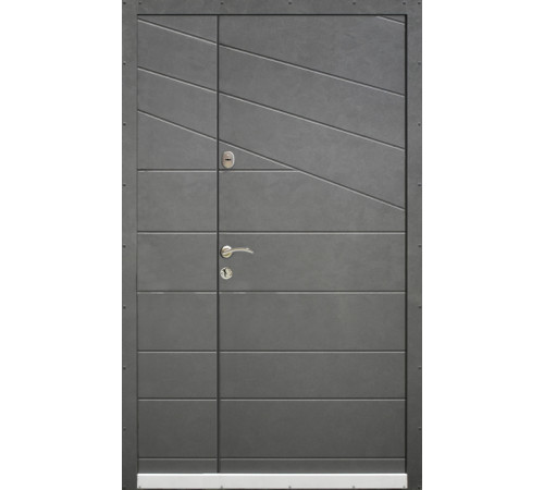 Вхідні Двері Modern Silver RAL 9803 1200 "Galicia"