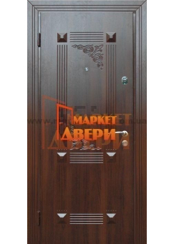 Двері Альма TDK1 горіх темний Мілано