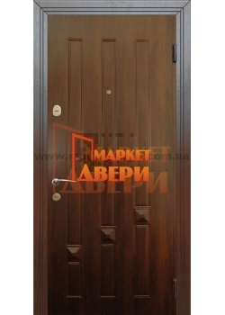Двері Альма TDK9 Темний горіх Мілано
