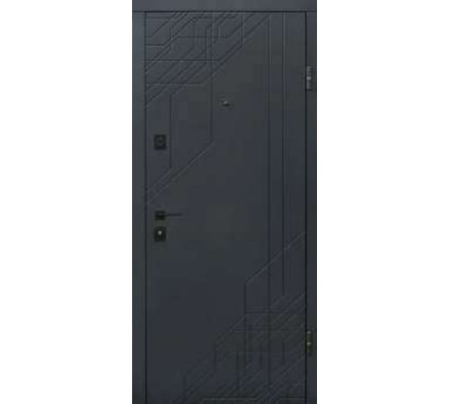 Входные Двери ПО-260 Q Антрацит/белый мат Министерство Дверей