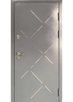 Двері Люкс Молоток 3 RAL 7024/Антрацит Portalino
