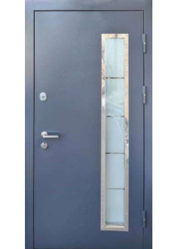Двері Люкс Молоток 4 RAL 7024/Антрацит Portalino