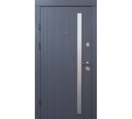 Входные Двери Браш Al серая текстура-какао Qdoors