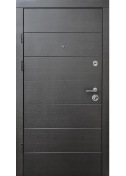 Двері Преміум Горизонталь венге темний горизонталь Qdoors