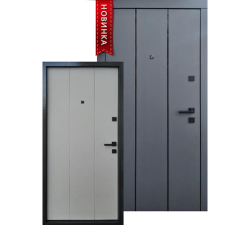 Вхідні Двері Премиум Вертикаль-АК 2 кольори "Qdoors"