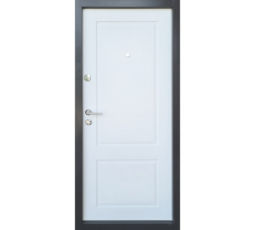 Вхідні Двері Еталон Соната антрацит/біле дерево "Qdoors"