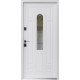Вхідні Двері Лучія ArWood RAL 7016/ПВХ біле дерево Sarmak