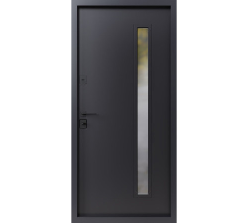 Вхідні Двері Афіна ArWood RAL 7016/ПВХ антрацит Sarmak
