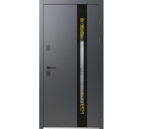 Вхідні Двері Афіна ArWood RAL 7016/ПВХ антрацит Sarmak