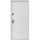 Вхідні Двері Свея ArWood RAL 7016/ПВХ біле дерево Sarmak