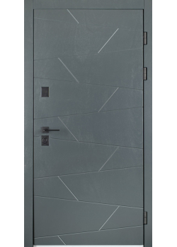 Двері Свея ArWood RAL 7016/ПВХ біле дерево Sarmak