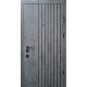 Вхідні Двері Delica AL бетон темний 7806 AL black/біла емаль vg "Страж"
