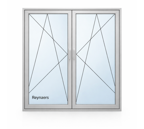 Алюмінієве вікно Reynaers CS 77 з підвищеною теплоізоляцією поворотно-відкидне 1500*1700 мм
