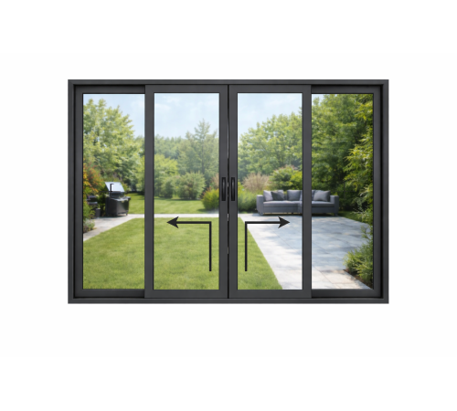 Алюмінієва підйомно розсувна система Reynaers MasterPatio з теплоізоляцією 3200*1800 мм