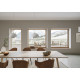 Алюмінієве вікно Schüco AWS 75.SI + з підвищеною теплоізоляцією поворотно-відкидне 2500*1600 мм