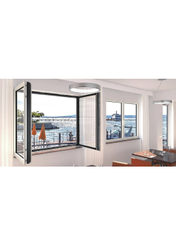 Алюмінієве вікно Schüco AWS 90.SI+ з підвищеною теплоізоляцією поворотно-відкидне 3300*1600 мм