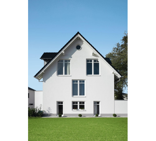 Алюмінієве вікно Schüco AWS 90.SI+ з підвищеною теплоізоляцією панорамне глухе 2000*2500 мм антрацит