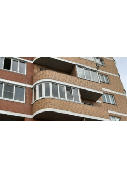 Круглий балкон WDS 76MD Холодне засклення