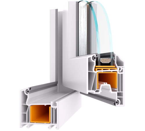 Металопластикові двері WDS 5S поворотно-відкидне 900 x 2200 мм