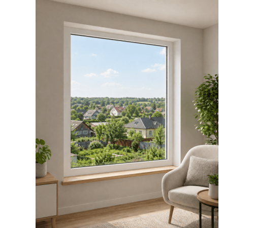 Металопластикове вікно WDS 5S глухе 1000 x 1200 мм