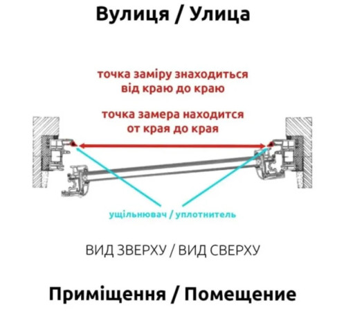 Москітна сітка SITKA 1000-500 мм зовнішня