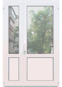 Металопластикові балконні двері VEKA Softline 82 поворотно-відкидне 1300 x 2000 мм