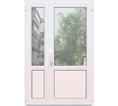 Металопластикові балконні двері VEKA Softline 82 поворотно-відкидне 1300 x 2000 мм