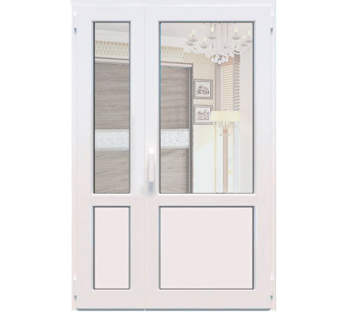 Металопластикові міжкімнатні двері Steko S500 1300 x 2100 мм